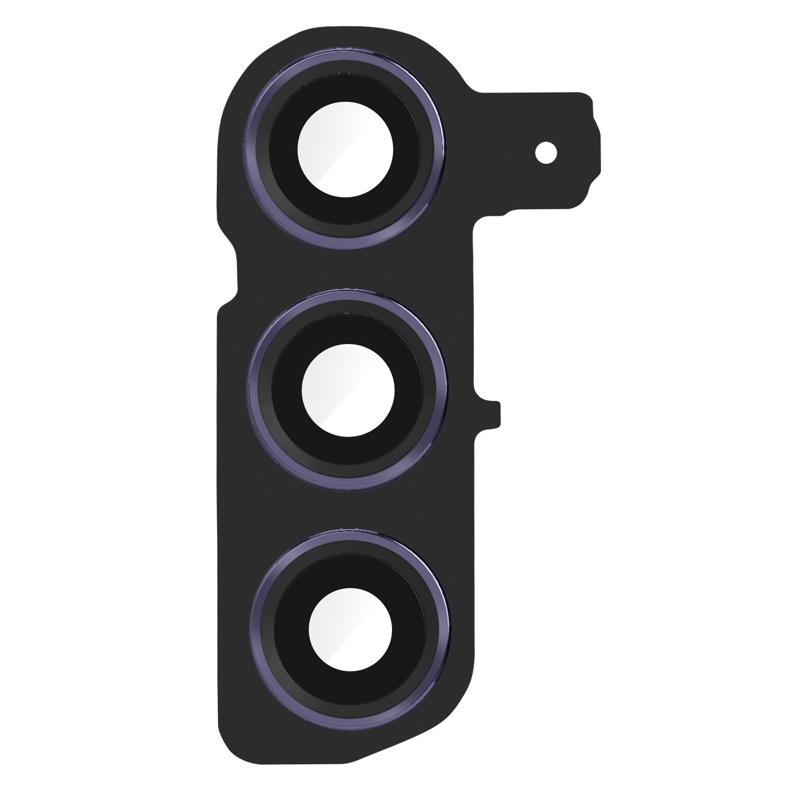 Objectif appareil photo pour Galaxy S24 avec châssis en aluminium indigo violet