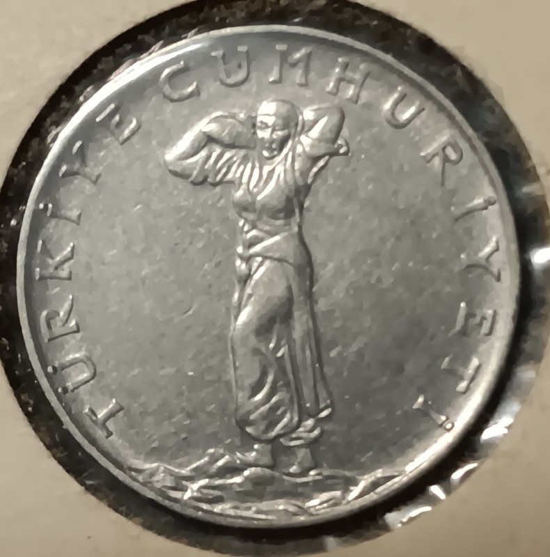 1968 Turkey 25 Kurus, Appears Uncirculated.  Beautiful Coin. 