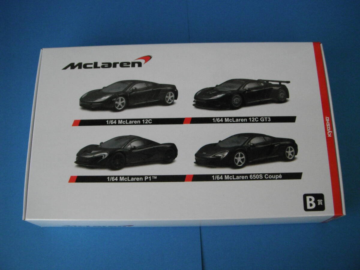 McLaren 京商1/64 ブラックシリーズ Kyosho 1/64 McLaren Matte Black 4-Car Set 650S 12C GT3 P1 | eBay
