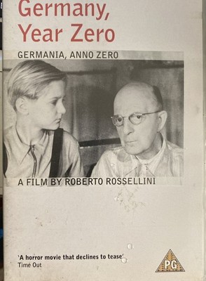 Roberto Rosselini  Germany Year Zero VHS
