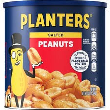 Planters Salted Peanuts 56 oz Canister