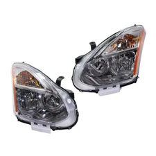 For Nissan Rogue 2011-2013 Headlight Driver & Passenger Side Pair HID Clear Lens