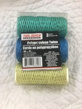 Tool Bench Hardware Polypropylene Twine 3 Pack 148 Feet 45m Per Unit