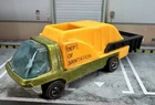 Hot Wheels Redline 1971 The Heavyweights Waste Wagon Lime Yellow, Vintage