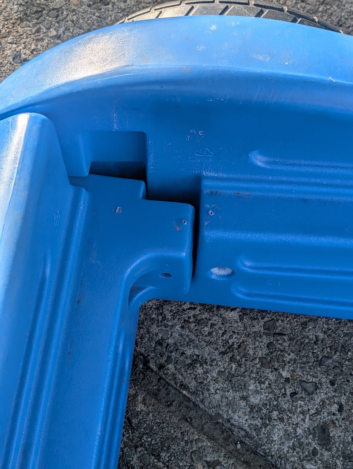 Little Tikes Blue Race Car Bed Kids Sports Frame