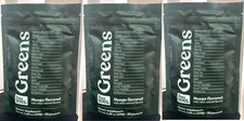 3x Daily Super Greens Powder in Mango Flavor Free Soul 30 portion 5.29oz each