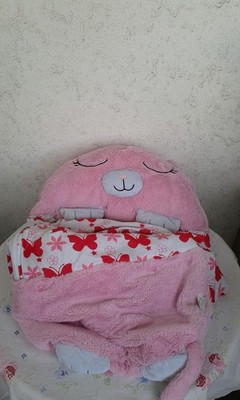 Happy Nappers Schlafsack Katze Gr. Large/groß 168 cm Schmetterling rosa weiß rot