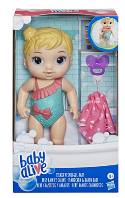 Baby Alive Splash 'n Snuggle Baby Doll