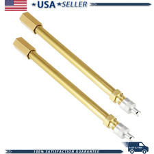 2pcs Brass Tire Valve Extension Adaptor 120mm4.72 Long Straight-borsize 120mm 2pcs Brass Tire Valve Extension Adaptor 120mm4.72 Long Straight-borsize 120mm