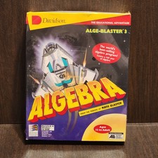 Alge-Blaster 3 Covers a Full Year of Algebra PC Windows 95, Macintosh