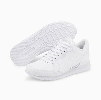 Size 9 - Puma ST Runner v3 Leather White Grey Violet