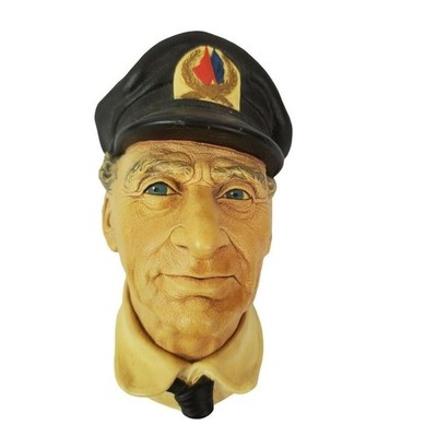 Vintage Bossons Chalkware Sea Captain Wall Decor Retired England