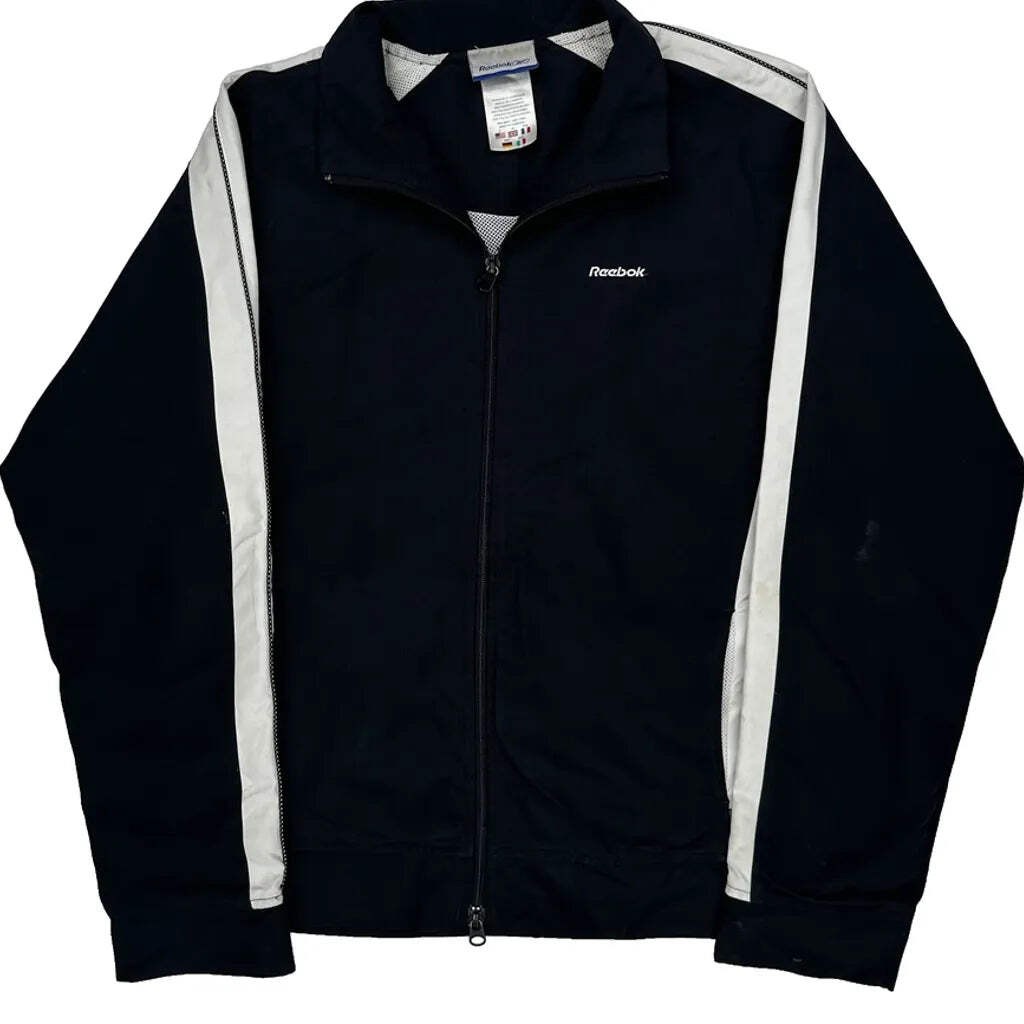 Reebok Track Jacket - Small White Polyester - image 4
