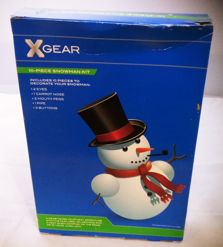 XGEAR 10 PIECE SNOWMAN KIT