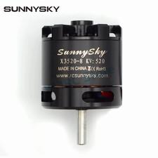 Sunnysky X3520 V2 KV520 4-6S Brushless Motor for 50E Fixed Wing Glider& Airplane