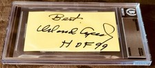 Orlando Cepeda signed autograph index card w/ HOF 99 (BAS) San Francisco Giants