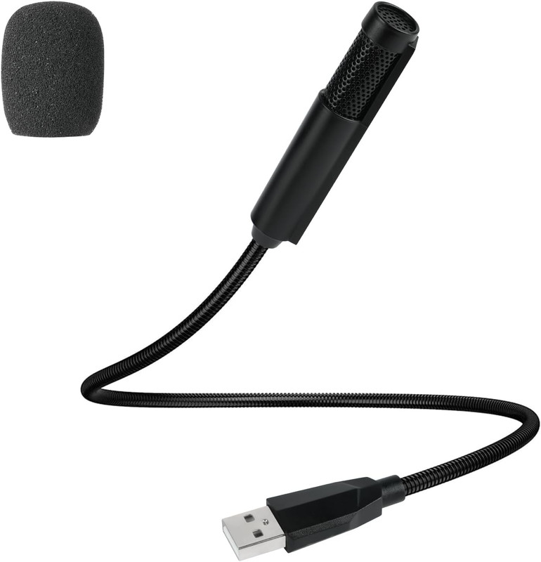 USB Microphone for Computer, Conference USB Microphone Metal Computer Condenser