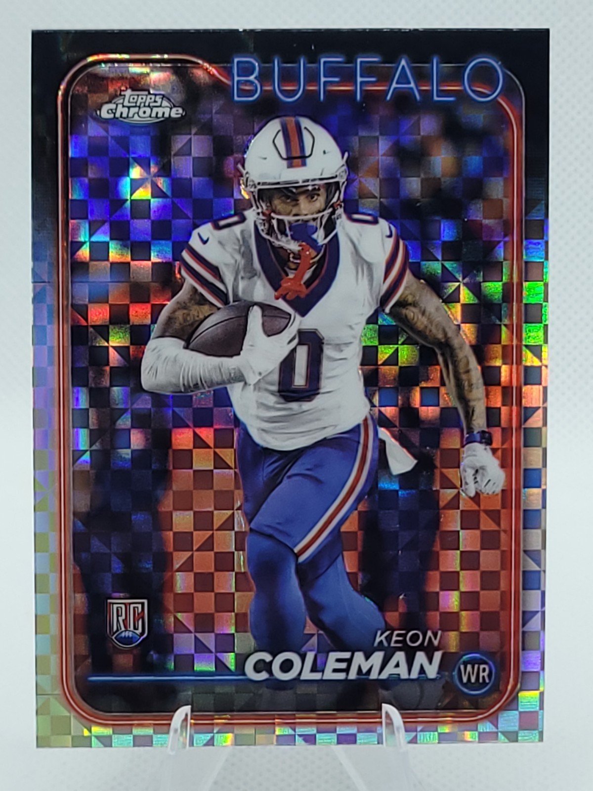 2024 Topps Chrome - Rookies Keon Coleman #209 X-Fractor (RC) Buffalo Bills