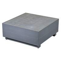 Inko Pasadena Lounge-Tisch Gartentisch Beistelltisch Aluminium Anthrazit 70X70 C