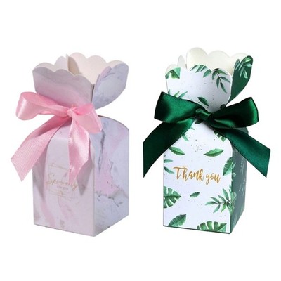 Cardboard Boxes Treat Candy Box Party Box Paperboard Texture for Party Supplies