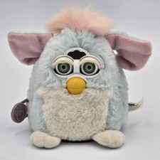 Furby Babies Baby Blue, Blue White & Pink Tiger Electronics 1999 TESTED Working