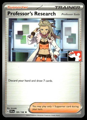 Professor's Research - Rare Prize Pack Series Cards 189/198 NM