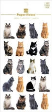 Crafts 3D Layered Stickers PH Mixed Cats Different Breeds Repeats