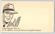 Springfield Missouri MO Postal Card Colgate-Palmolive Peet Co. c1920's