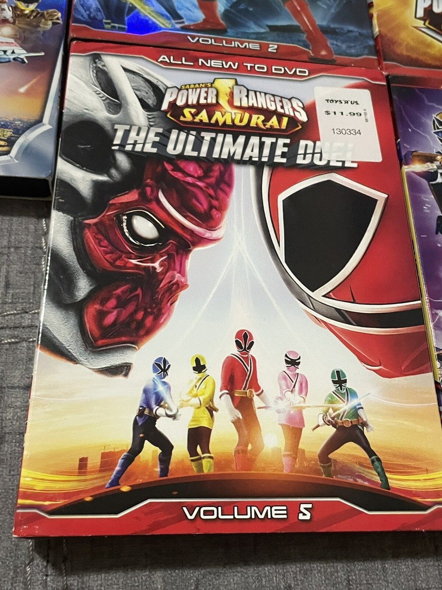 Saban's Power Rangers Lot Of 4 Samurai And 1 Mega Force | eBay
