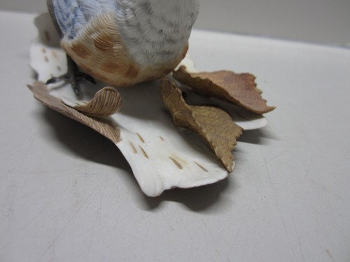 Lenox Red Breasted Nuthatch Porcelain Bird Garden Bird Series COA & Box - Picture 3 of 22