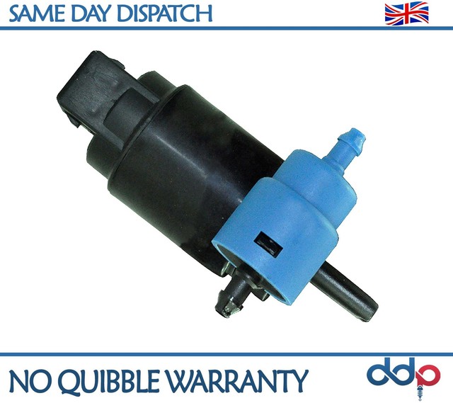 Twin Outlet Windscreen Washer Pump For Vauxhall Astra Vectra Corsa