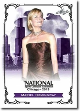 10-Count Lot 2013 Leaf MARIEL HEMINGWAY National Exclusive NSCC Promos