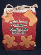 WILLIAMS SONOMA 2011 Santa's Favorite Mini Pancake Molds Tree Stocking ... ~ NEW