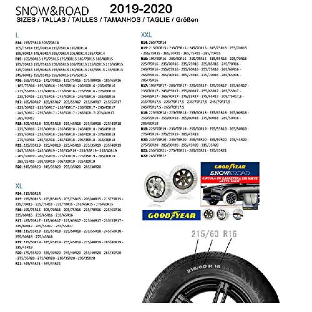 (TG. XXL) Goodyear GOD8022 Catene da Neve, XXL - NUOVO