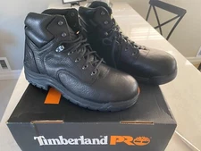 BRAND NEW Timberland PRO Men's 26064 Titan 6" Safety Toe Boot,Black, Size 10.5 M
