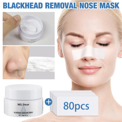 MS.Dear Pore Strips Blackhead Remover Cream Nose Acne Clean Peel OFF Mud Mask