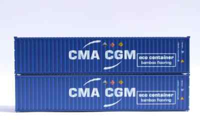 Jacksonville Terminal Company ~ CMA CGM ~ Side Steel ~ 40' Containers 405346