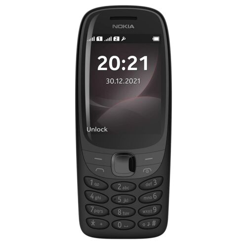 Nokia 6310 Dual SIM Keypad Phone with a 2.8” Screen, Wireless FM Radio and Rear