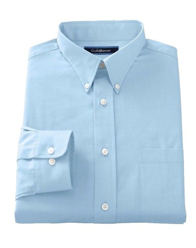 Croft & Barrow Mens Dress Shirt Classic Fit Button-Down True Comfort Long  Sleeve | eBay