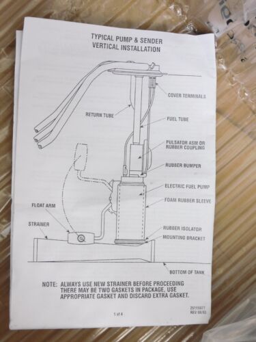 NUEVO-Fit-1998 Chevrolet Camaro Pontiac Firebird conjunto bomba de combustible Delphi HP10038 - Imagen 7 de 7