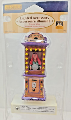 LEMAX Lighted Accessory -Fortune Teller- #84772 Retired SUPER RARE NEW in BOX!!