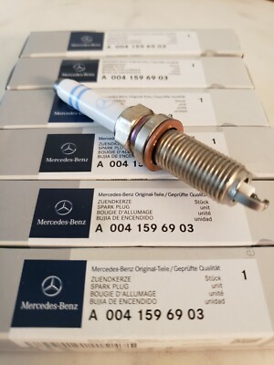 OEM GENUINE MERCEDES-BENZ AMG A0041596903 SPARK PLUG W/MB LOGO X