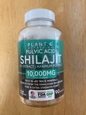 PLANT.O NUTRITION Fulvic Acid Shilajit 10000mg 90 Caps Maximum Potency USA Made