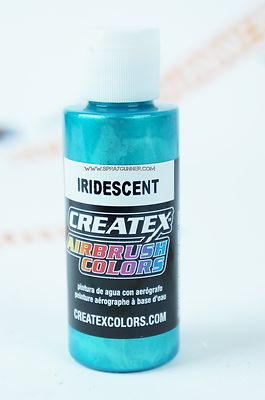 Createx Airbrush Colors 5504 Iridescent Turquoise 2oz. water-based paint 