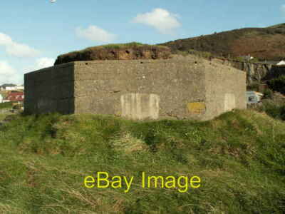 Photo 6x4 Pillbox (Type Fw3/24), Aberystwyth Harbour Type 24 'bullet c2005