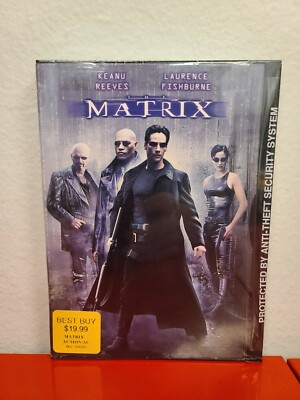 Matrix 1999 R science-fiction fantasy movie, new DVD, Keanu Reeves, L Fishburne