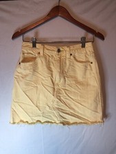 Abercrombie Fitch Vintage A-Line Skirt Yellow Size 26/2