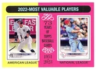 2024 TOPPS HERITAGE 2022 MOST VALUABLE PLAYERS AARON JUDGE PAUL GOLDSCHMIDT