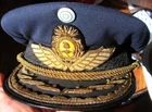 FALKLANDS MALVINAS WAR ARGENTINA AIR FORCE BRIGADIER  BLUE HAT CAP