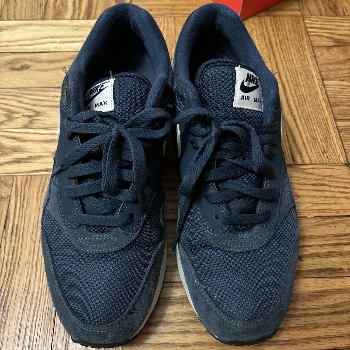 Nike Air Max 1 Armory Navy Blue White Running Shoes AH8145  display picture 1
